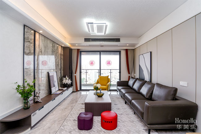 98㎡三居，合理規(guī)劃布局，加強軟裝功能性集合，體驗舒適生活